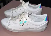 Adidas Sleek Sneakers Leather Cloud White/ Crystal White