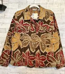 LAURA ASHLEY Floral Tapestry Jacket, L, NWT!