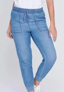 Seven7 women’s chambray utility jogger large