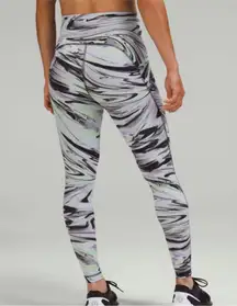 Lululemon Swift Speed High Rise Tight 28” Leggings Paint Glide Warp Multi Size 4