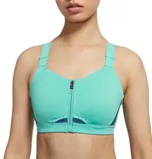 Nike Alpha High Support Padded Zip Front Sports Bra size S NWOT