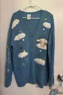 Cinnamoroll Clouds Button-Up Cardigan