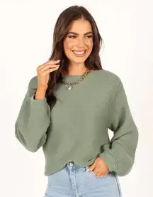 PETAL & PUP Lakelynn Textured Knit Sweater‎