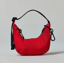 BAGGU Mini Crescent Bag Charm - Bright Red
