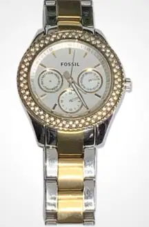 Fossil Riley ES2944 Women's Stainless Steel Analog Dial Quartz Watch