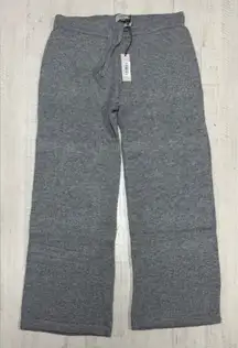 Martha Stewart cashmere sweater wide leg pants