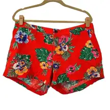 Old Navy  Linen Tropical Floral Shorts