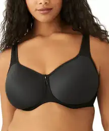 Wacoal 853192 Basic Beauty Spacer Underwire T-Shirt Bra Seamless Sz 34DDD Black