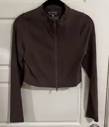 Set Active Cropped Jacket Top