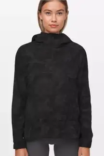 Lululemon Black Camo Pack It Up Hooded Jacket