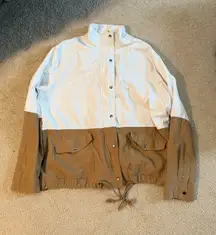 Basic slouchy Jacket color blocked