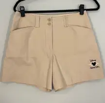 Nike Golf Women's Khaki Shorts Disney Cruise Line Embroidered Athletic Ft 2TP