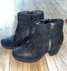 Dress Up Black Leather Boots