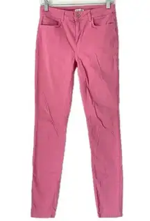 Reiss  Smith Skinny Jeans Venu Colored Rose Pink Mid-Rise Women’s Size 6