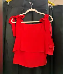 Amanda uprichard size small red top