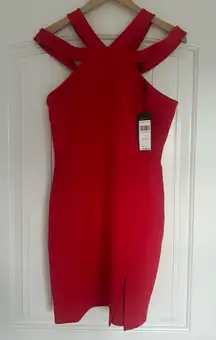 BCBGMAXAZRIA Red Mini Dress