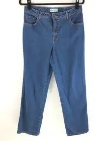 Kim Rogers Womens Jeans Straight Leg Medium Wash Stretch Size 10P