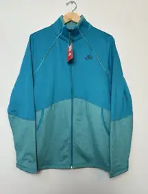 The North Face Jacket‎ Womens Size XL 100 Cinder Full Zip Hoodie Flamenco Blue