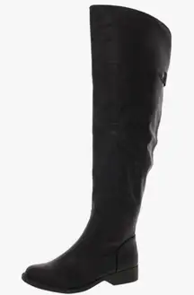 SUN + STONE | NWT Women's Alliccef Black Knee High Boots