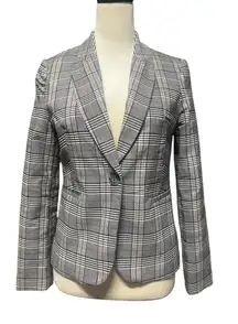 Rachel Zoe Classic Plaid Blazer