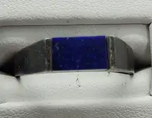 Sterling Silver Lapis Lazuli Stone Ring