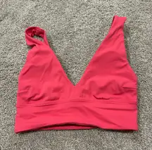Pink Lululemon Align V-Neck Bra C/D