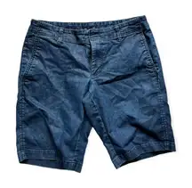 Womens Gap Dark Rinse Flat Front Denim Jean Bermuda Shorts - Sz 6