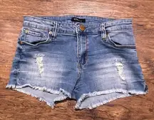 Denim shorts