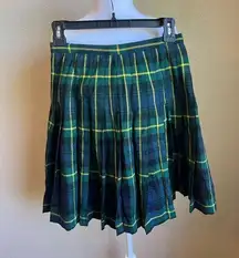 VINTAGE HANDMADE pleated mini School girl Skirt | small