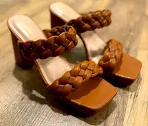 New! Sincerely Jules Braided Heeled Sandals