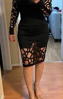 Black tight dress size S