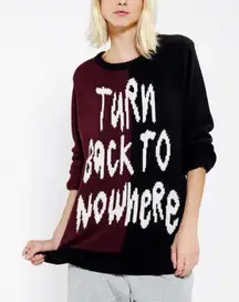 Insight‎ Women’s Turn Back To Nowhere Colorblock Sweater Size 4 NWT