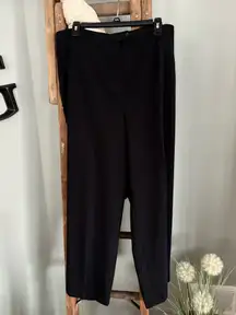 Sag Harbor woman size 16 W black dress pants
