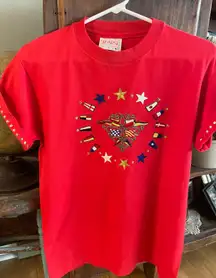 Vintage Embroidered T-shirt
