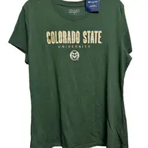 NWT CSU Colorado State University Champion Women's Tee Shirt, XL