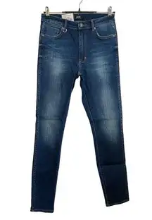 NWT‎ Neuw Mid Rise Skinny Berlin Blue Jean Women’s Size 28 Nordstrom Faded Slim