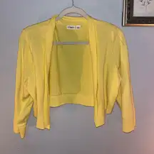 CATO yellow cardigan 