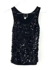 Anna Sui Sequins Tank Top