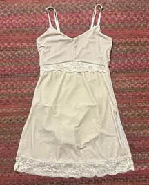 BALERA DANCE WEAR CREAM RHINESTONE VELVET LACE DRESS BUILT IN LINER