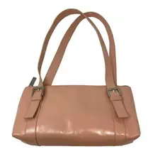 HOBO International Pink Leather‎ Double Strap Baguette Bag