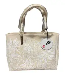 Oscar de la Renta Neiman Marcus x Target Floral Canvas Tote Bag NWT