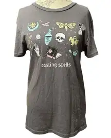 casting spells grey tshirt size small