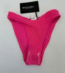 PRETTY LITTLE THING PINK SWIM BOTTOMS OS NWT