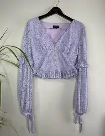 Majorelle/ Lavender Dreams Blouse