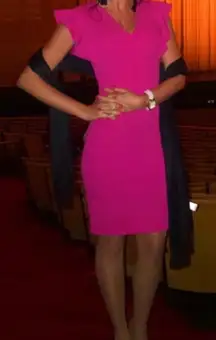 DKNY Fuchsia Mini Dress