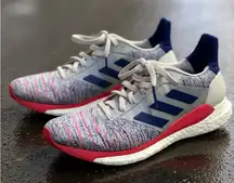 adidas Women's Athletic Shoes - Gray, Pink, and Blue