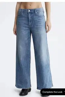 Calvin Klein High Rise Wide Leg Jeans 29/30 denim classic wide leg boho spring