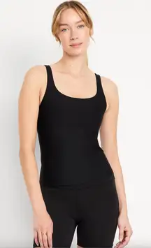 Old Navy PowerSoft Support Top Size Large Light Support Go Dry Gym Activewear