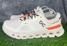 On Running Cloudrunner Women’s 10 White Orange CloudTec Running Shoes