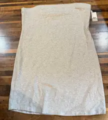 BP Strapless Mini Dress Casual Everyday‎ Sundress Heather Gray XL